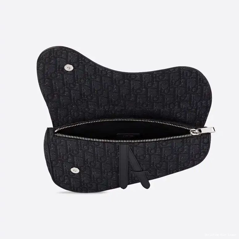 Cheap Oblique Canvas Black Motif Crossbody Dior Saddle 0622 Luxury